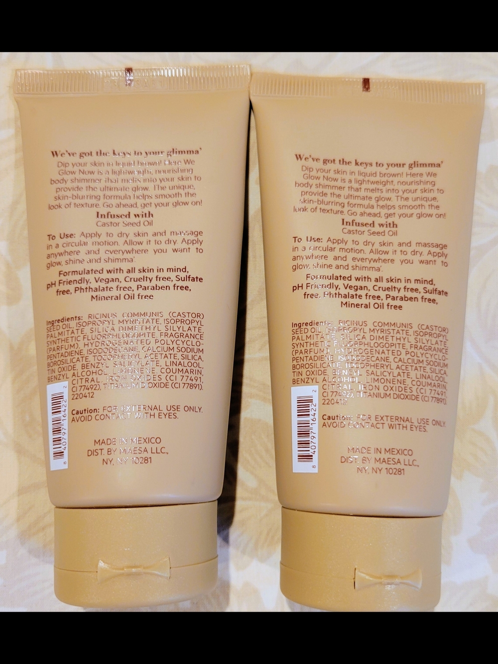 NWT Here We Glow Now Shimmering Body Lotion - Picture 2 of 5